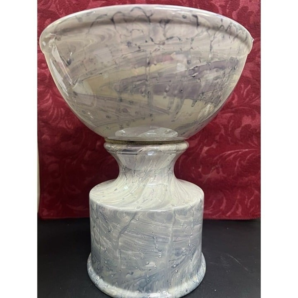 Jim Beam 1986 Italian Marble Executive Empty Decanter‎ Bowl (799)